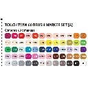TOUCH Brush Twin Marker Set A x 60