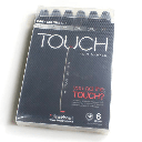 TOUCH Twin Marker Cool Grey Set x 6