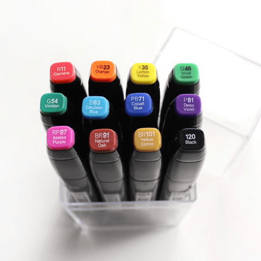 TOUCH Twin Marker Main Color Set x 12