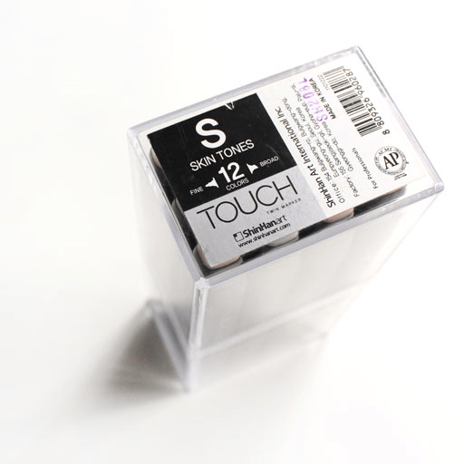 TOUCH Twin Marker Skin Tones Set x 12
