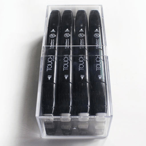 TOUCH Twin Marker Warm Grey Set x 12