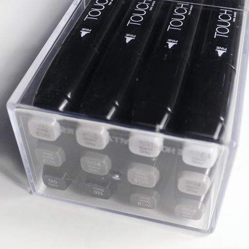 TOUCH Twin Marker Warm Grey Set x 12
