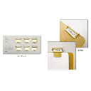 TRAVELER'S Brass Clip Index x 6