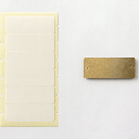 TRAVELER'S Brass Label Plate x 6