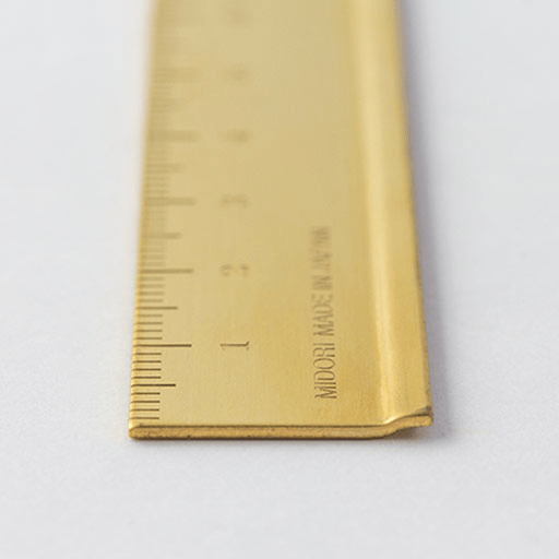 TRAVELER'S Brass Ruler