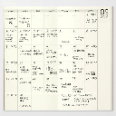 TRAVELER'S Notebook 017 Monthly Diary x 24