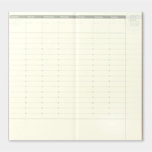 TRAVELER'S Notebook 018 Weekly Vertical Free Diary x 32
