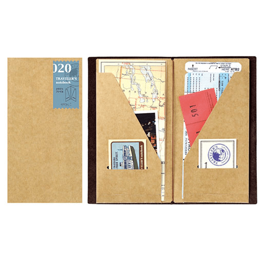 TRAVELER'S Notebook 020 Kraft Paper Folder
