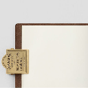 TRAVELER'S Notebook Brass Clip Airplane