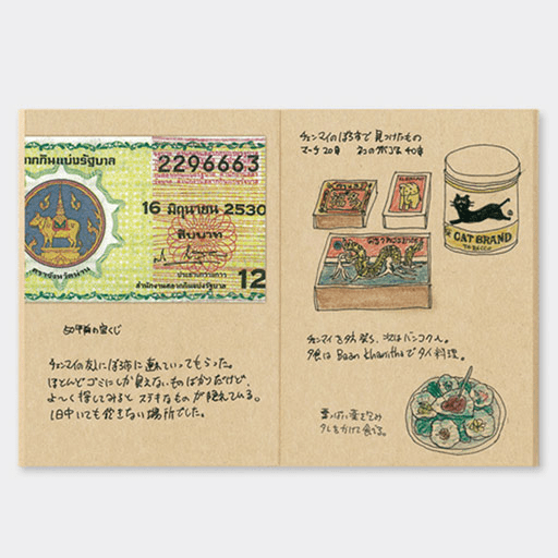 TRAVELER'S Passport 009 Kraft Paper x 32
