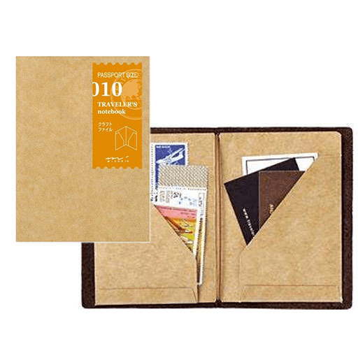 TRAVELER'S Passport 010 Kraft Paper Folder