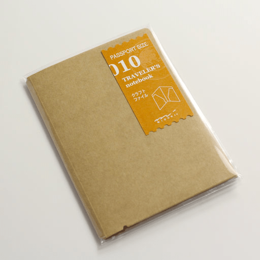 TRAVELER'S Passport 010 Kraft Paper Folder
