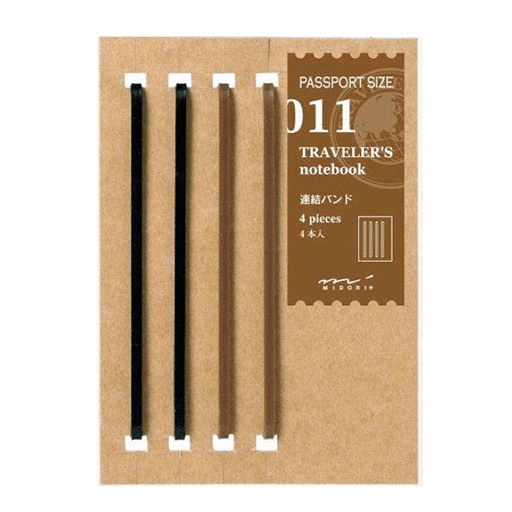 TRAVELER'S Passport 011 Connecting Rubber Band x 4