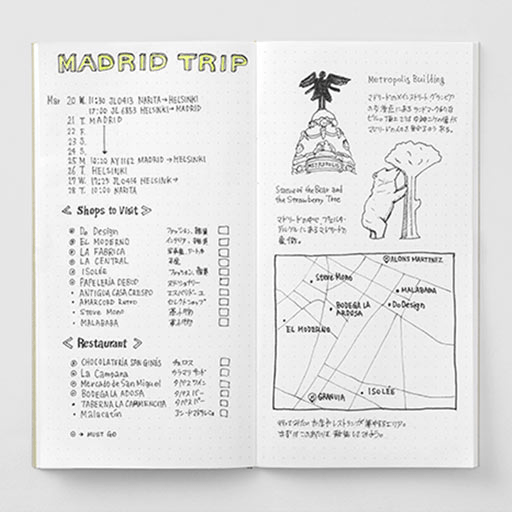 TRAVELER'S Passport 014 Dot Grid x 32