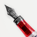 TWSBI Diamond 580 Blue/Red Fountain Pen Extra Fine