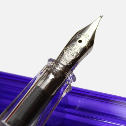 TWSBI Eco Transparent Purple Fountain Pen Broad