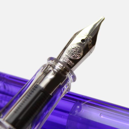 TWSBI Eco Transparent Purple Fountain Pen Stub 1.1