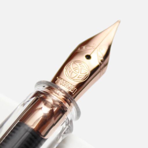 TWSBI Eco White Rose Gold Fountain Pen Extra Fine