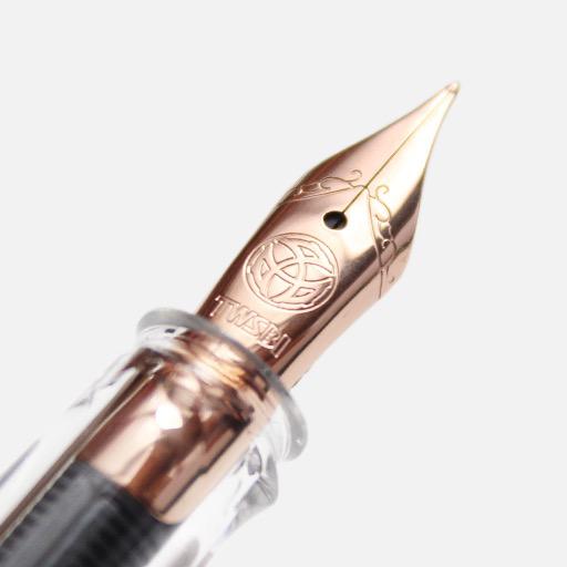 TWSBI Eco White Rose Gold Fountain Pen Fine