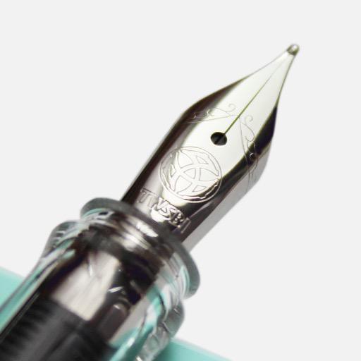TWSBI Eco-T Mint Blue Fountain Pen Stub 1.1