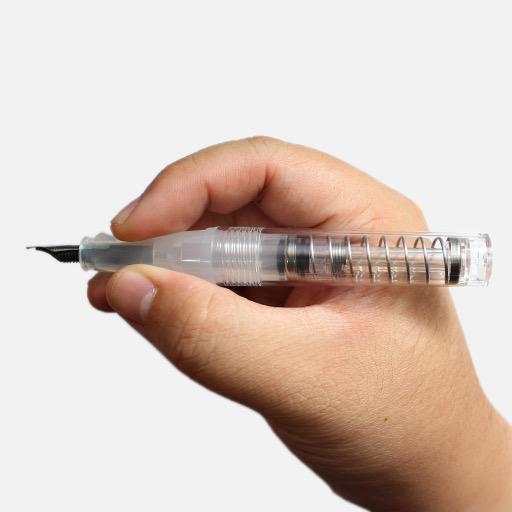 TWSBI GO Spring Load Mechanism Clear Fountain Pen Extra Fine