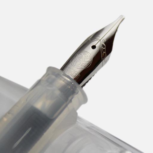 TWSBI GO Spring Load Mechanism Clear Fountain Pen Stub 1.1mm