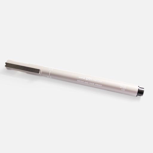 UNI Pin Drawing Pen 0.5mm Light Grey