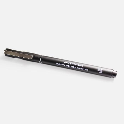 UNI Pin Drawing Pen 0.7mm Black