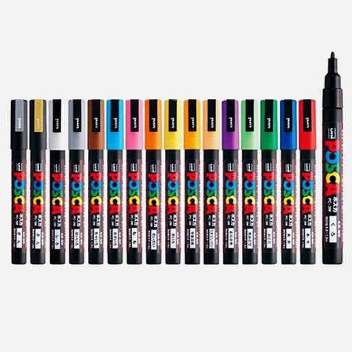 UNI Posca Fine Marker Set x 16
