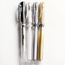 UNI Signo Broad Roller Pen Gold