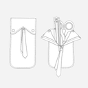 VIARCO Leather Jacket Pen Case Black