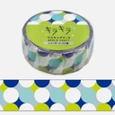 WORLD CRAFT Glitter Washi tape 15mm Circles