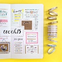 WORLD CRAFT Washi Tape 5mm Polka Dot