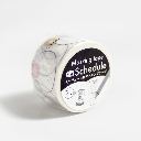 WORLD CRAFT Washi Tape For Schedule 30mm Date