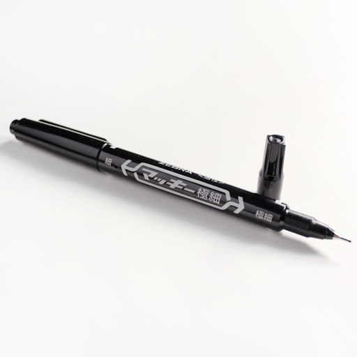 ZEBRA Mckee Fine Marker Black
