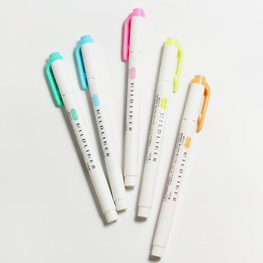 ZEBRA Mildliner Highlighter Set x 5