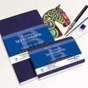 STILLMAN & BIRN Beta White Paper Softcover Landscape Sketchbook 270gsm 270gsm 5½ x 8½ x 28