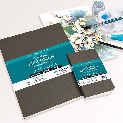 STILLMAN & BIRN Epsilon Softcover Portrait Sketchbook 150gsm 5½” x 8½” x 46
