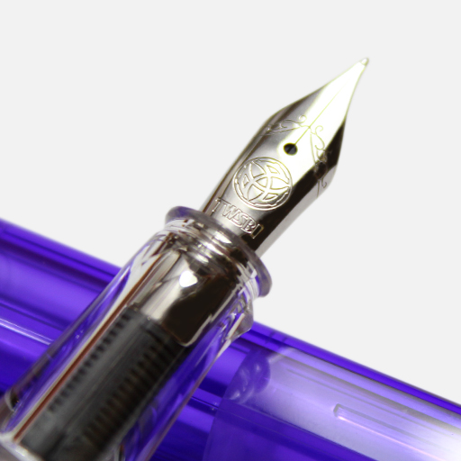 TWSBI Eco Transparent Purple Fountain Pen Fine