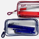 RAYMAY Kept Clear Pen Case Light Blue