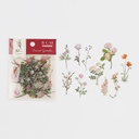 BGM Deco Sticker Decoration Red Sunset Garden