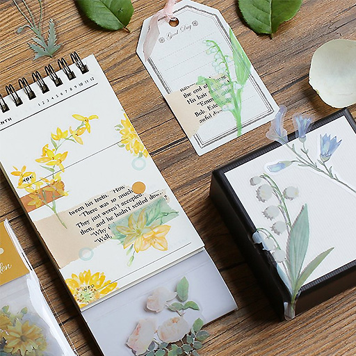 BGM Deco Sticker Decoration Red Sunset Garden