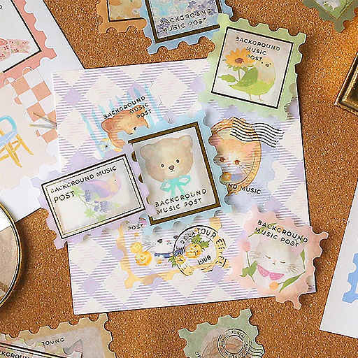 BGM Deco Sticker Post Office Flower