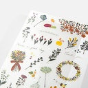 MIDORI Transfer Sticker Motifs Flower