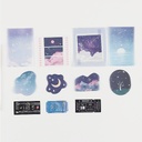 BGM Travel Diary Deco Sticker Starry Sky