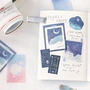 BGM Travel Diary Deco Sticker Starry Sky
