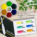 BOKU-UNDO Japanese Watercolor Plum Palette Multi Color Set x 6