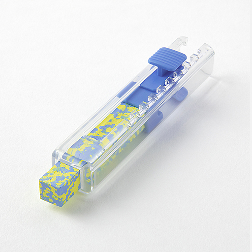 MIDORI Decoration Crayon Marble Yellow-Green x Purple