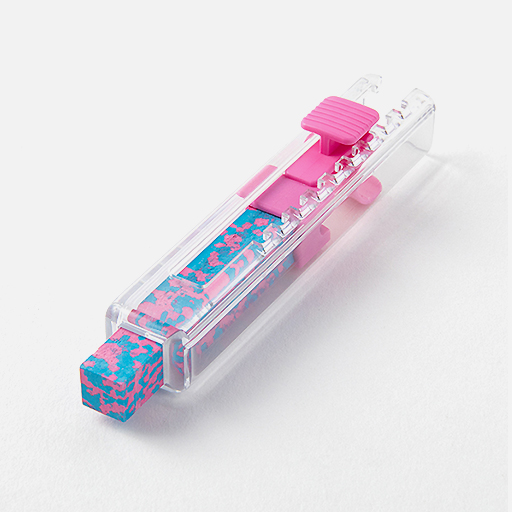 MIDORI Decoration Crayon Marble Pink x Light Blue