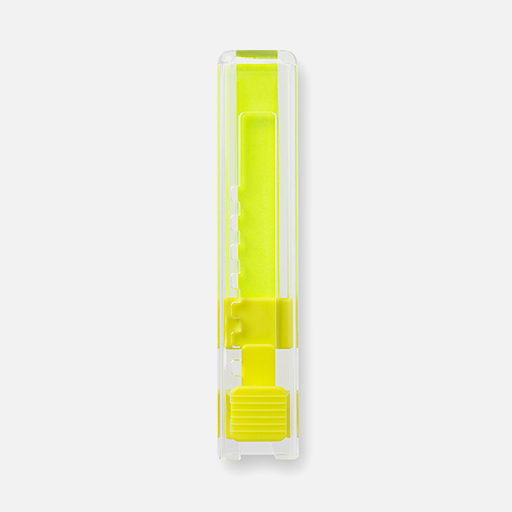 MIDORI Decoration Crayon Neon Yellow